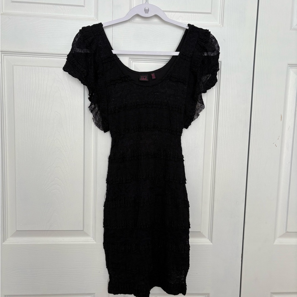 Vintage 90’s Black Lace bodycon dress